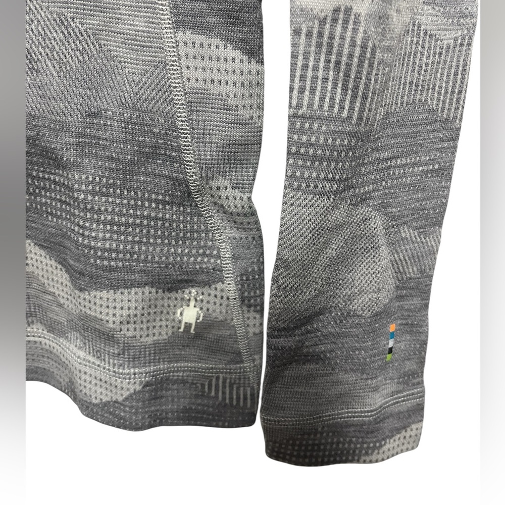 NWT Smartwool  Classic Base Layer Thermal Merino in grey mountain scape  size S - Picture 4 of 5